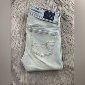 American Eagle Washed Jeggins 360° Super Stretch Size 0